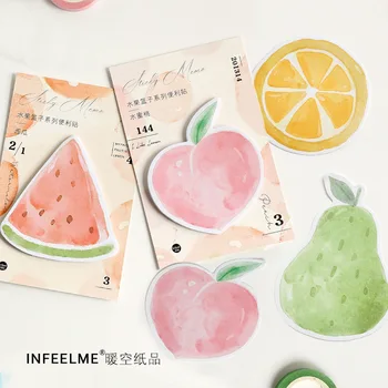 30 fogli Serie Cesto di frutta Note per messaggi N Volte Note postali 4 opzioni Cancelleria Nota adesiva Note convenienti Scuola