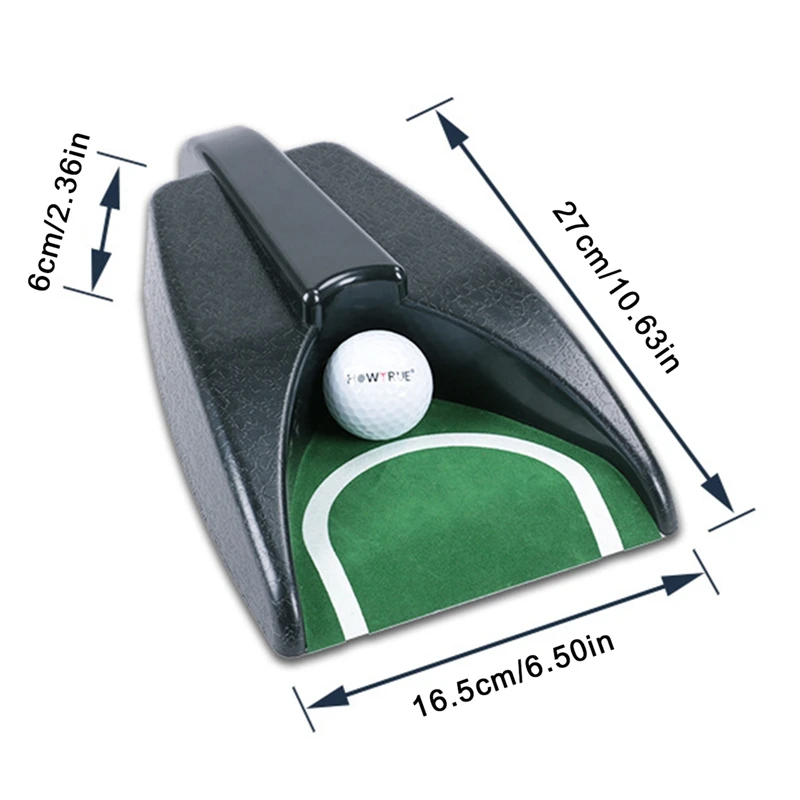 1Pcs Automatic Return Golf Putting Cup Golf Putter Training Aids Indoor/Office Golf Auto Returning Practice for Putting Trainer 6