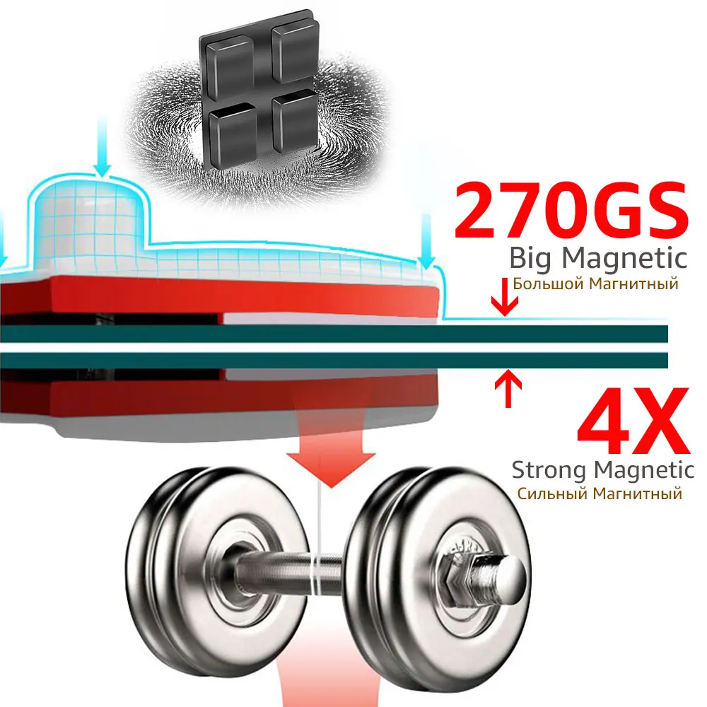 Magnetic Window Cleaner Brush Double Side Magnetic Window Washer Windows Glass Cleaning Tool