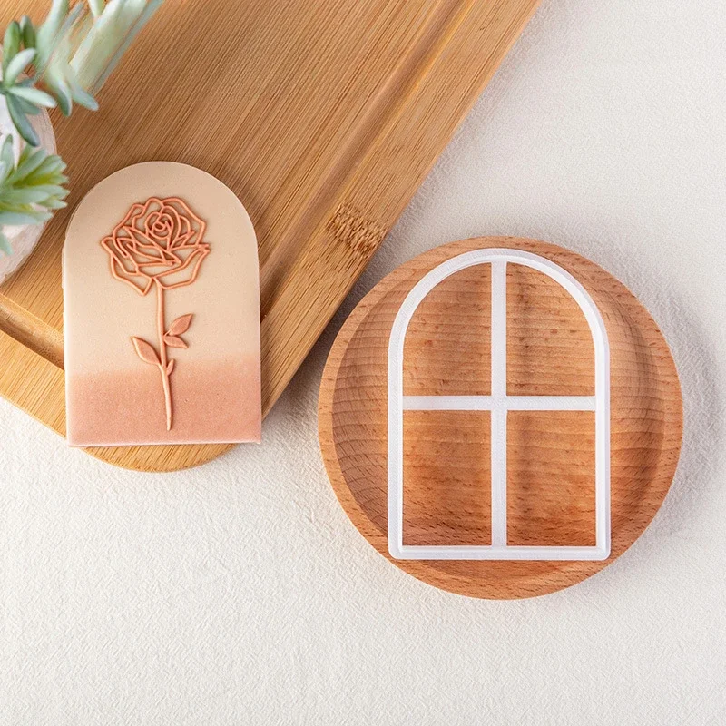 Rose Flower Biscuit Mold Fondant Cookie Press Stamp Mom Birthday Cookie Cutter Baking Tools For Mother's Day cookie cutter,baking mold,cookie mould,cookie maker press kit,pastry cutter