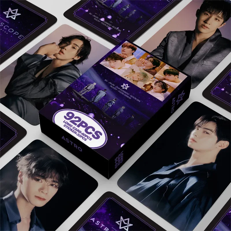 

92 шт. Kpop Астро ломо карты новый альбом привод к звездной дороге наклейка Фотокарта K-pop идол Астро открытка Поклонники подарки