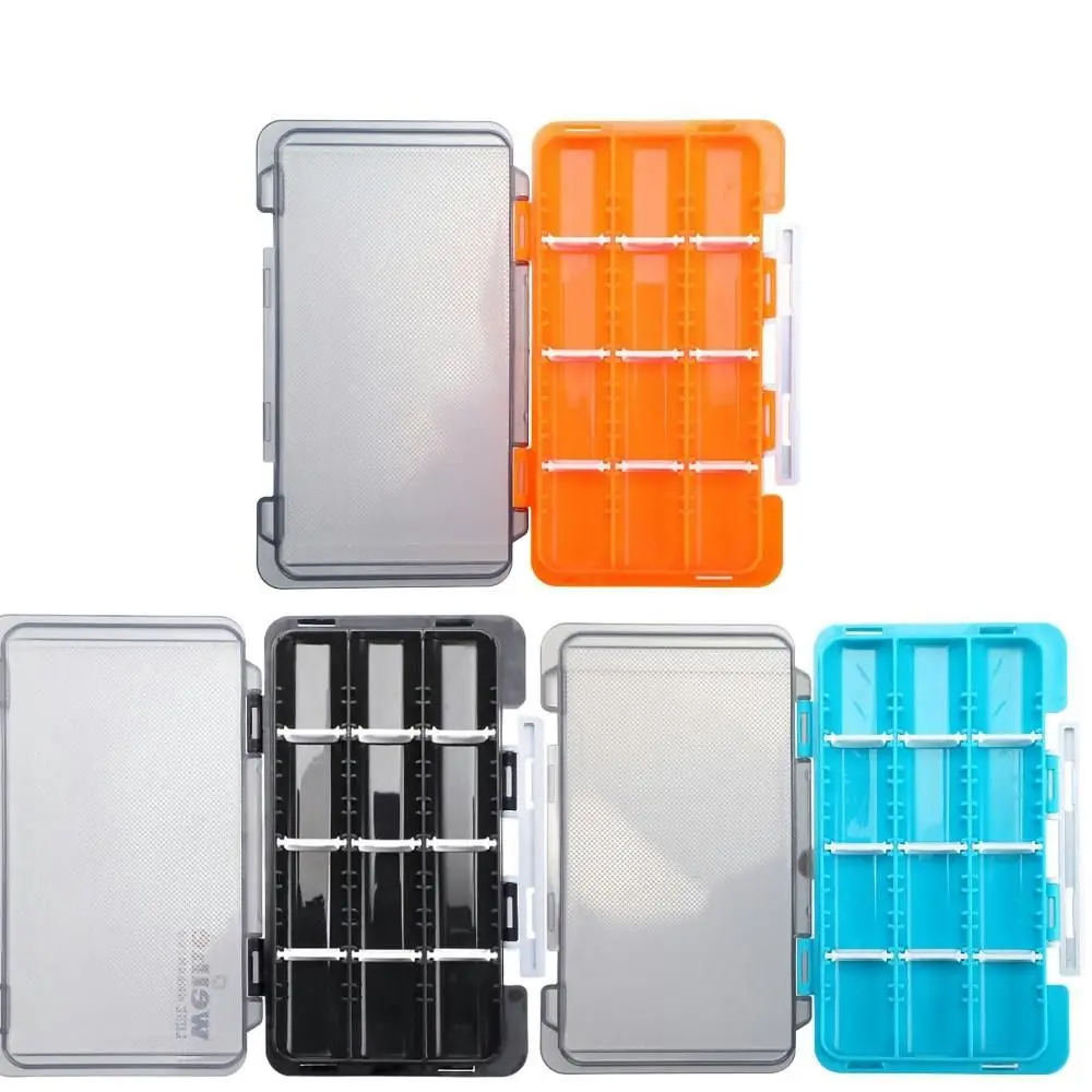 

Lure Hook Accessories 12 Compartments Fishing Tackle Box Fly Fishing Goods Boxes Lure Storage Container Fishing Bait Case