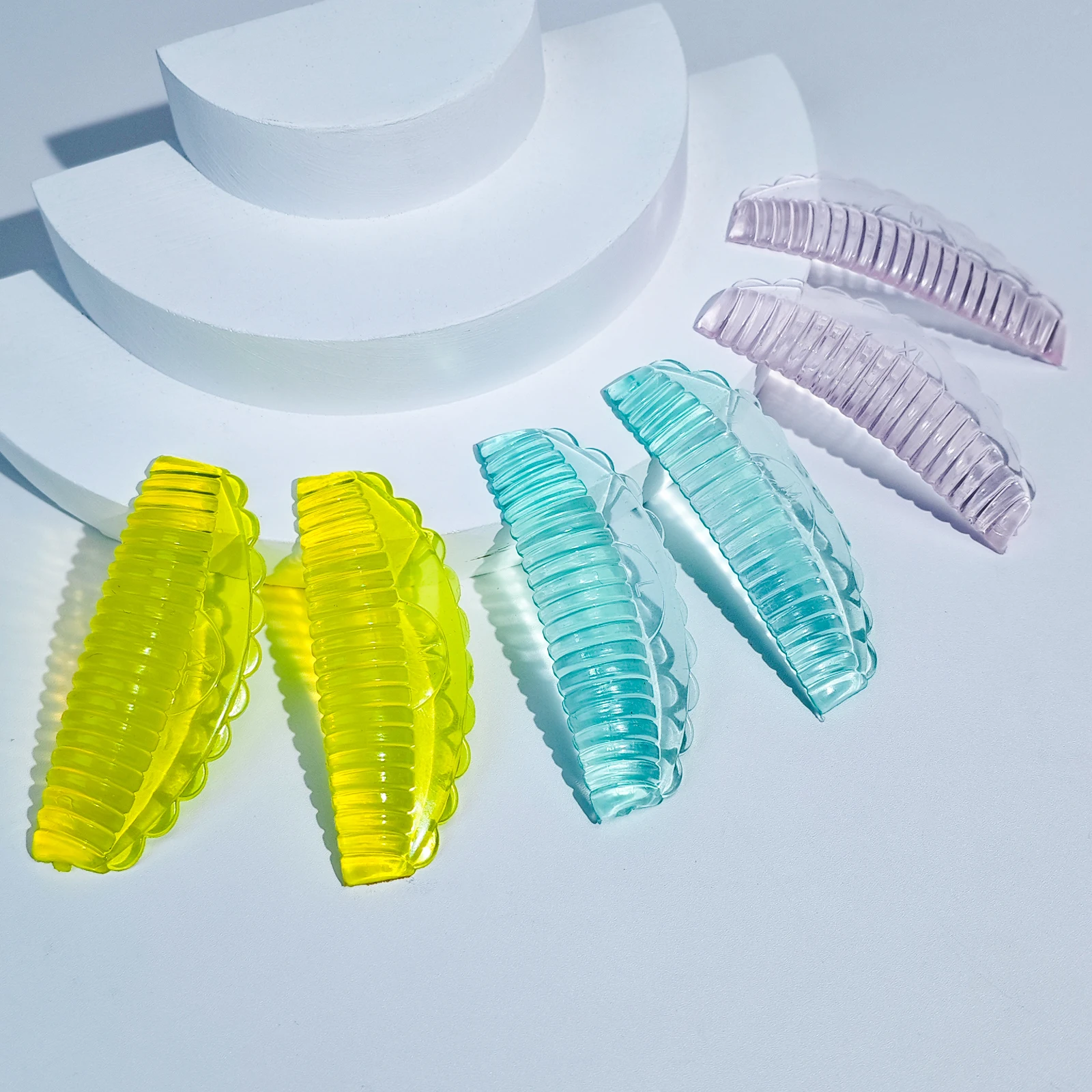 C Curl Silicone Eyelash Perm Rod Pads Sticky Lash Lift Shield Lifting 3D Eyelash Curler Accessories Makeup Tool