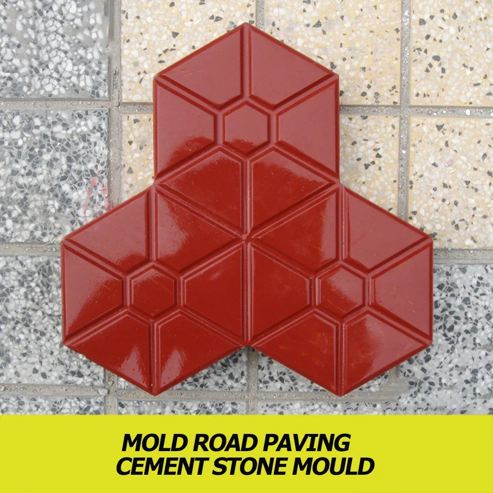 DIY Paving Brick Mould Waves Shaped Walk Maker Reusable Concrete Path Maker Mold Stepping Stone Paver For Lawn Patio Yard Garden