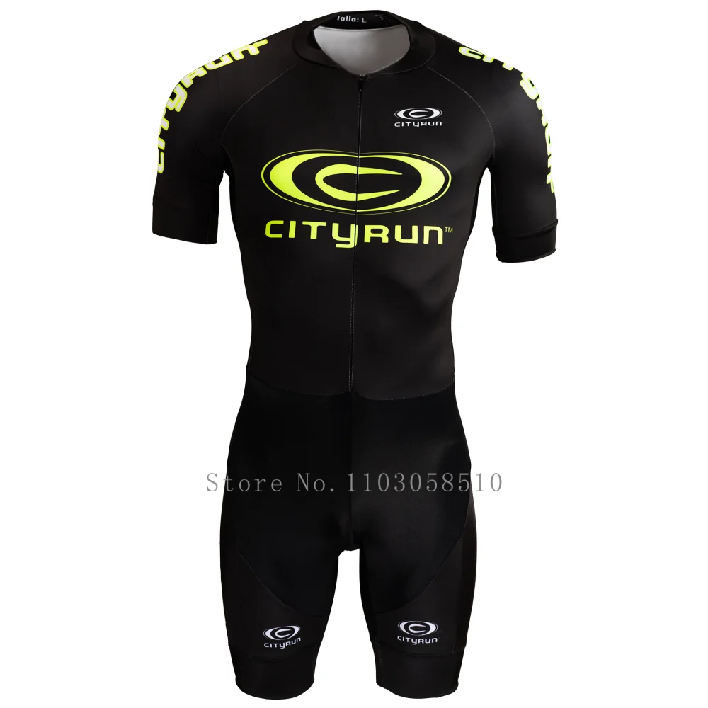 Cityrun  Inline Speed Skating Racing Suit Tights Team Speed Skating Triathlon Suit Ropa Ciclismo Tri Suit 인라인 스피드 스케이트 Ciclismo 5