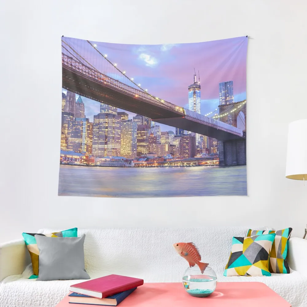 

Brooklyn Bridge Tapestry Outdoor Decor Art Mural Home And Comfort Decor Tapestry