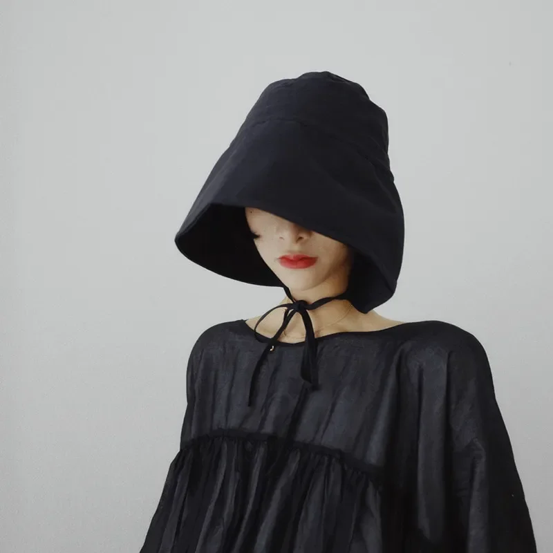 New Frenulum Deep Panama Hip Hop Cap Female Bucket Hats Harajuku Bucket Hat Fishing Outdoor Summer for Fisherman Hat Women Gift