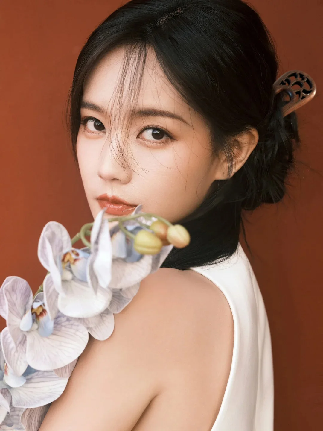 레트로 중국 스타일 새겨진 U자형 머리핀 여성의 우아한 헤어 도구 고대 나무 머리핀 헤어 액세서리