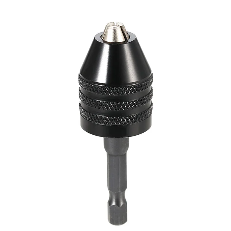 end mills for wood Mini Keyless Drill Chuck 0.8-8mm Electric Drill Bits Collet Fixture Tool Hex Shank Quick Change Converter Mandril Engraver Chuck lathe tools