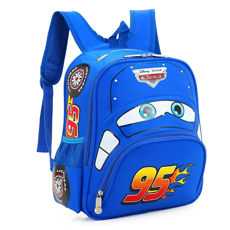 Disney cartoon car children's bag kindergarten boy safety backpack primary school students 3-6 years old