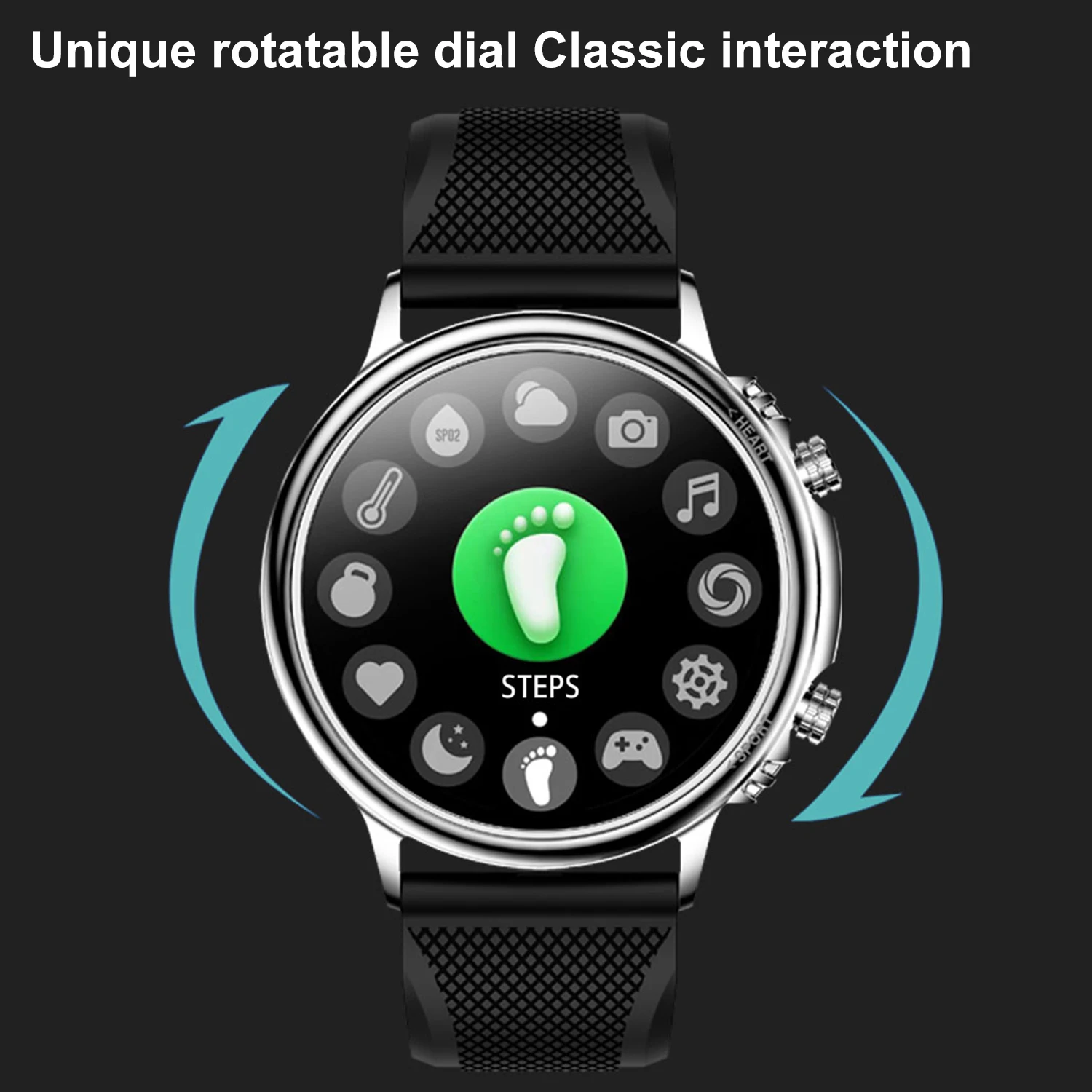 Smart Watch For Men Multi Sports Modes Call Message Smart Reminder Heart Rate Blood Pressure Monitor Smartwatch For Android Ios, Alina Gadgets