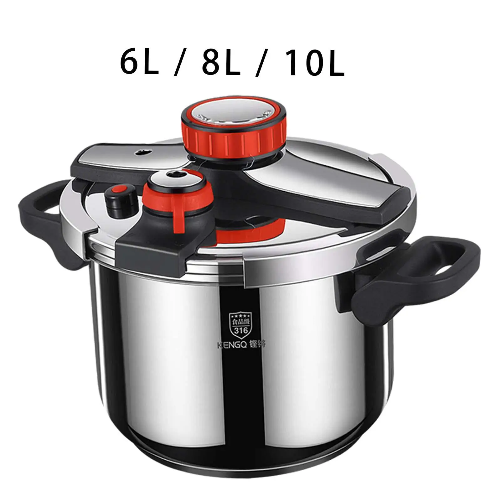 

Pressure Cooker Stainless Steel Lock, Portable Multifunction Gland Type Cooker