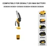 Mini Chainsaw 4/6-Inch Cordless Woodworking Handheld Garden Electric Saw Cutting Power Tool Fit Dewalt/Milwaukee 18V Battery 4