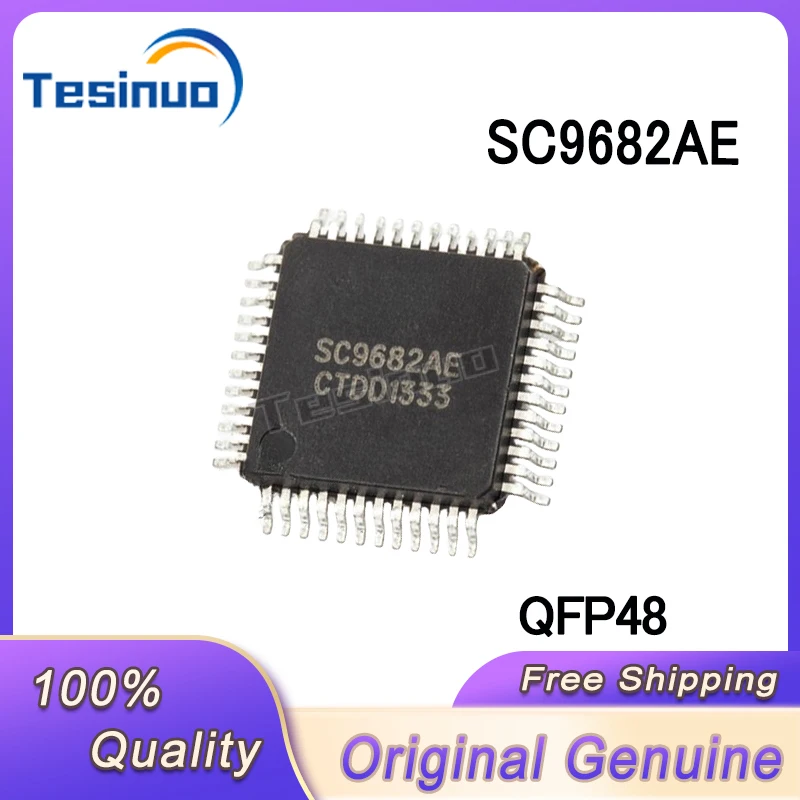 

5/PCS New Original SC9682AE QFP48 Single chip microcomputer car computer board is commonly used and vulnerable chip In Stock