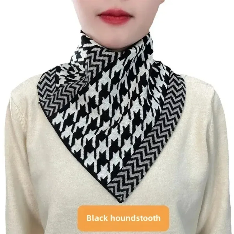 Fashionable Autumn Winter Neck Warmer New Style Korean Version Versatile Warm Elegant Triangle Scarf Neck Protection for Neck