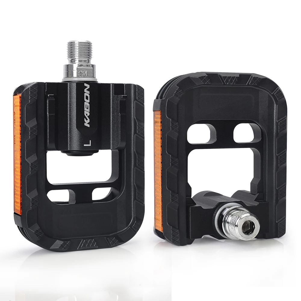 

High Quality Aluminum Folding Bike Pedals Foldable Pedal MTB Road Bike Anti-Skid Reflective Sealed Bearing Universal Pedals 9/16
