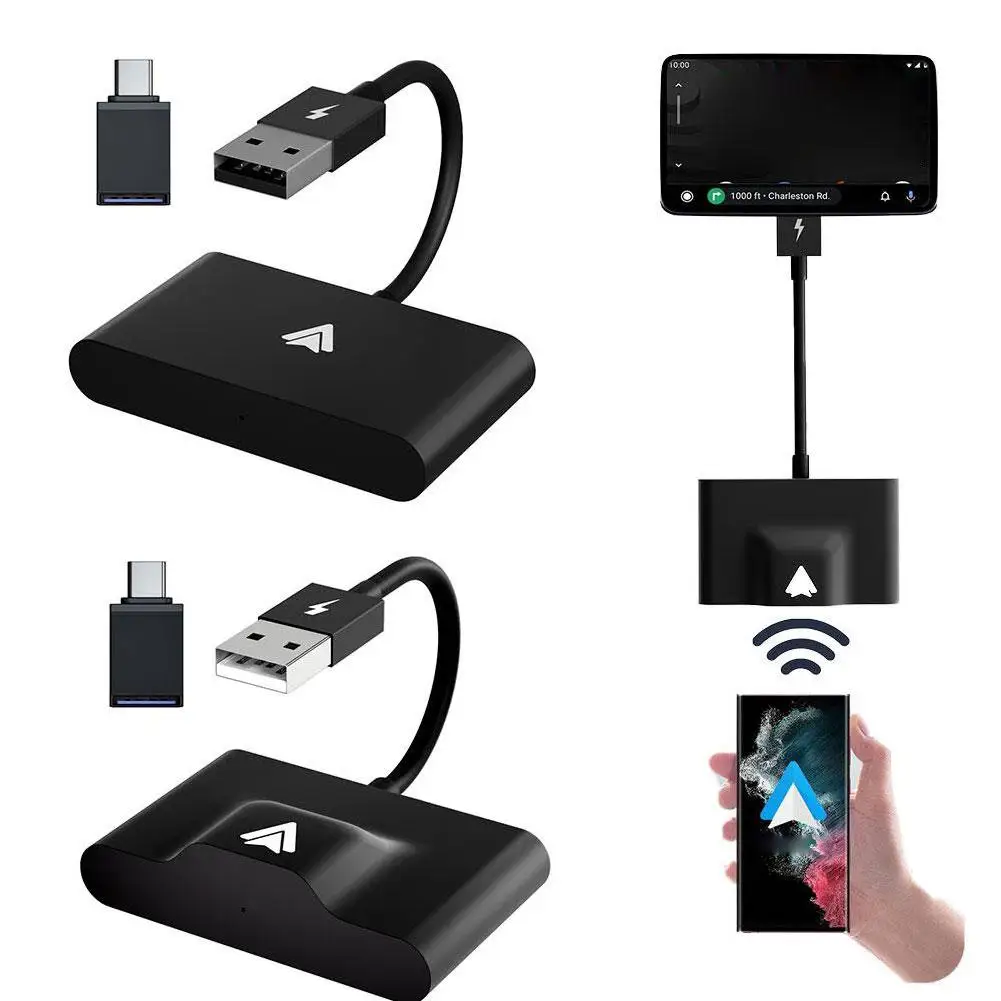 

Wired To Wireless Auto Dongle For Modify Android Screen Car Link Wireless Receiver Adapter For Carplay Android Usb Connecti I5d8