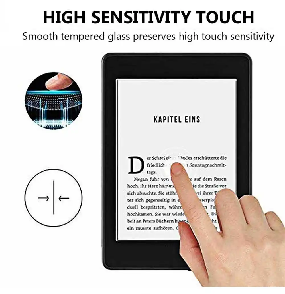 Protective Tempered Glass For Kindle PaperWhite 4 3 2 1 Screen Protector HD Film tablet chargers