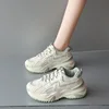 2025 Spring New Women's Shoes All Math Platform Sneakers Height Increase 6CM Thick Bottom Casual Shoes Sports Shoes Mesh Tennis 3