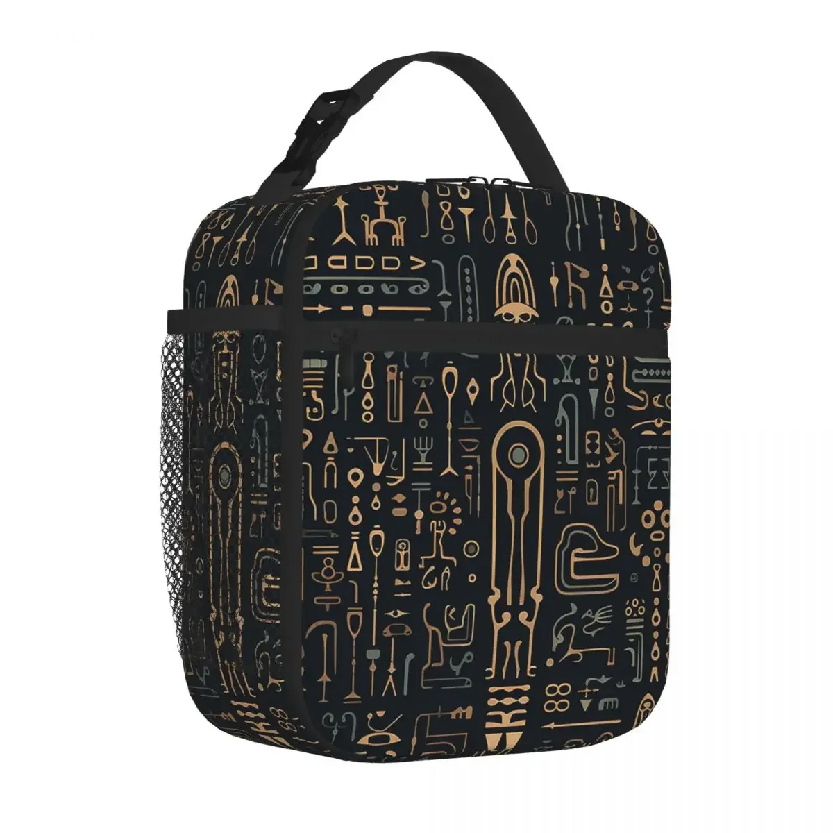 

Royal Alien Hieroglyphics Insulated Lunch Bags Thermal Bag Cooler Thermal Lunch Box Picnic Food Tote Bags for Woman Children