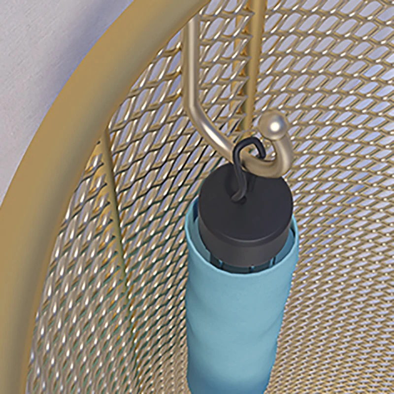 Beach Metal Basket Umbrella Stand Home Gold Hanger Umbrella Clamp Parasol Entryway Porte Parapluie House Decoration GPF30XP