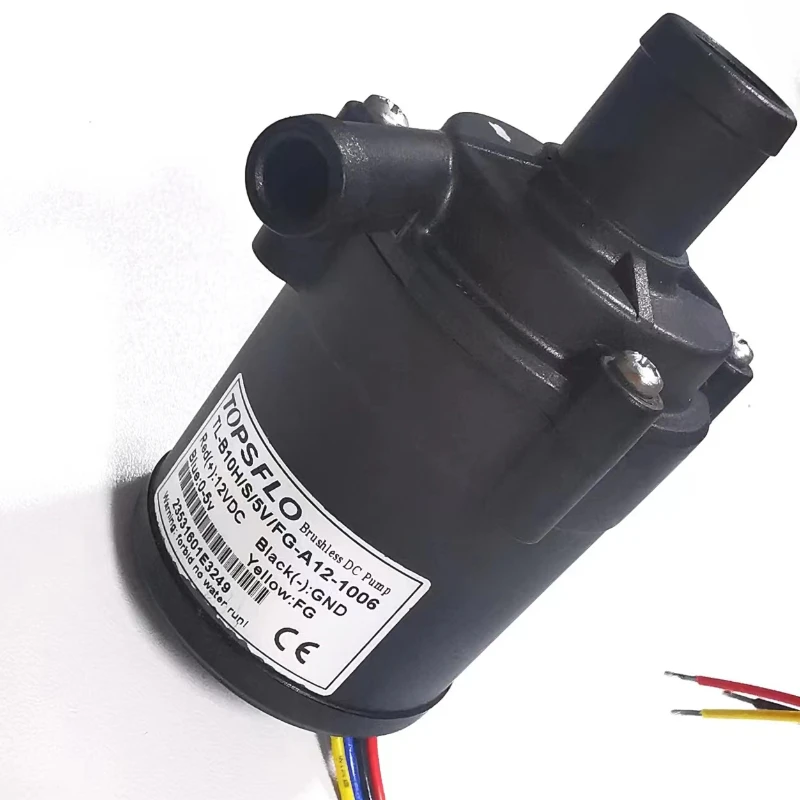TOPSFLO TL-B10H/S/5V/FG-A12-1006 12V 10L/MIN водяной циркулятор, Бесщеточный погружной насос, IP68 водонепроницаемый