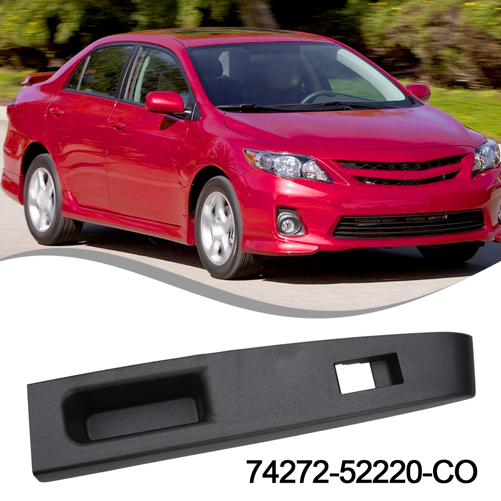 

Задний подлокотник LH, верхняя панель 74272-52220-C0 для Toyota, Vitz, Yaris 10-14, высококачественные прочные пластиковые автозапчасти