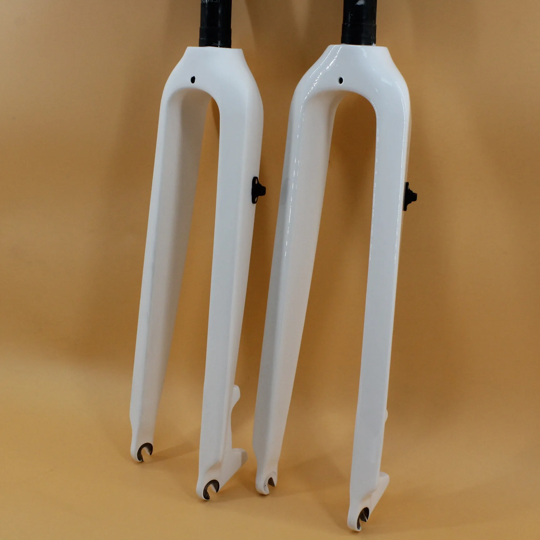 Nuovissimo Full White 26/29 Pollici Mountain Bike Full Carbon Fiber Forcella Anteriore Per Bicicletta Freno A Disco Forcella Rigida Mtb 26Er 29Er