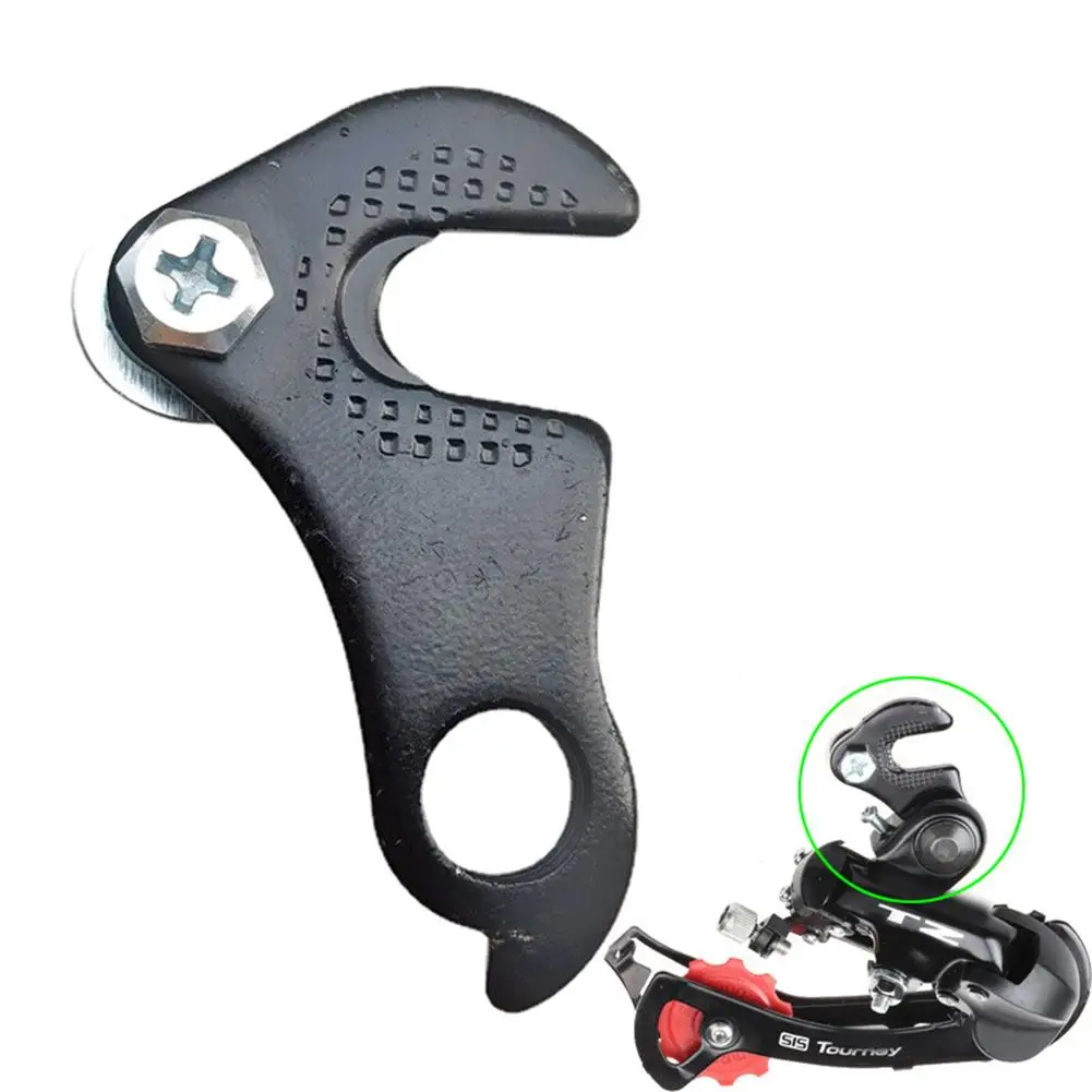 

Bicycle Rear Derailleur Hanger Gear Tail Hook Converter Replacement With Bolt Bicycle Accessories