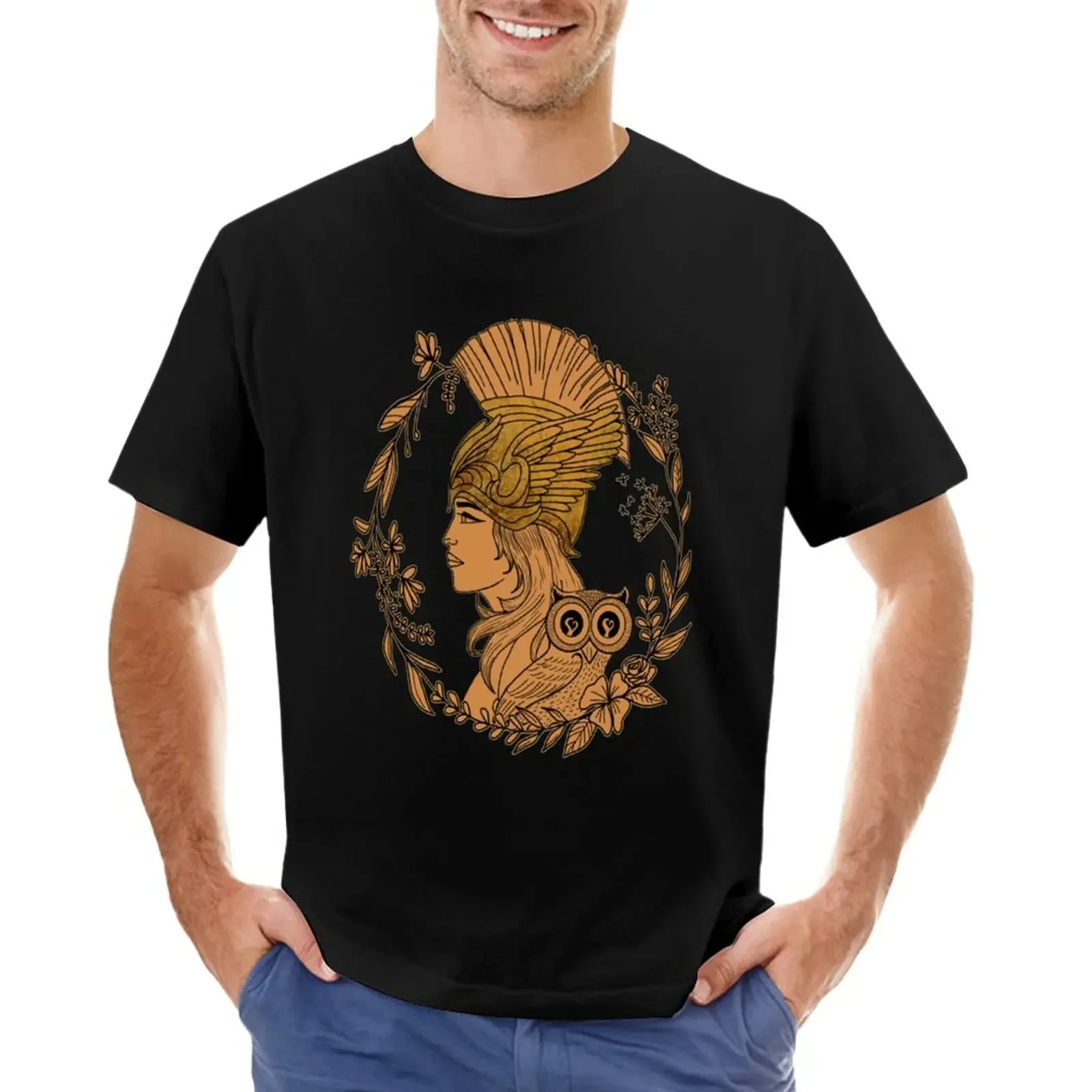 

Athena Greek God T-Shirt quick-drying anime clothes mens clothes