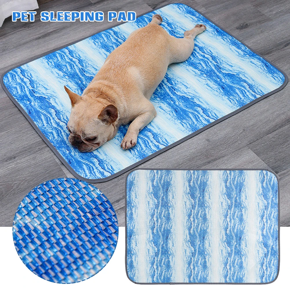 Dog Self Cooling Mat Pet WashableIce Sleeping Kennel Mat Pad Breathable