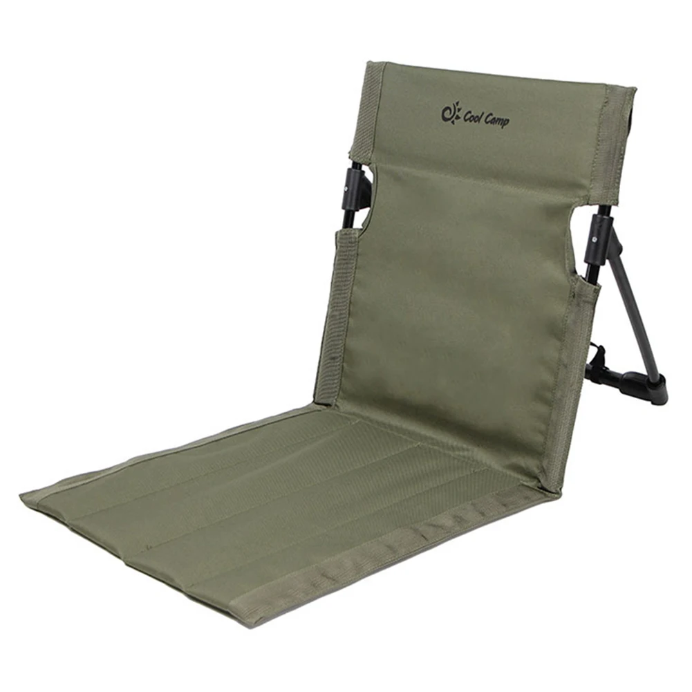 Outdoor Camping Folding Back Chair Garden Single Lazy Chair Backrest Cushion Portable Foldable Picnic Backchair Beach Chairs