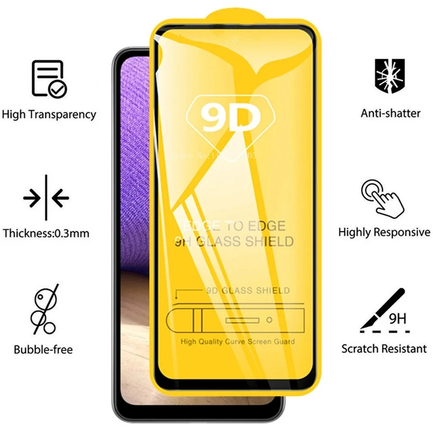 9D Tempered Glass Screen Protector with Free Shipping