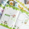1 Roll Cute Cartoon Gold Foil Tree Shaped Washi Tape for Scrapbooking Page Decoration DIY Material Supplies Art Crafts Project 5