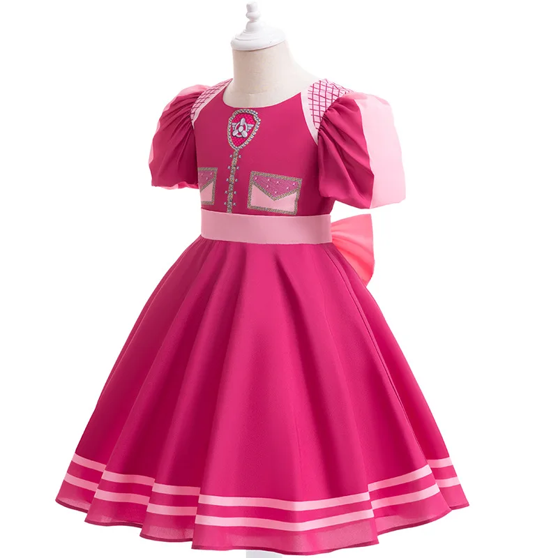 Cosplay Kids Costume Girl Dress Skye Princess Dress Birthday Party Halloween Performance Girl