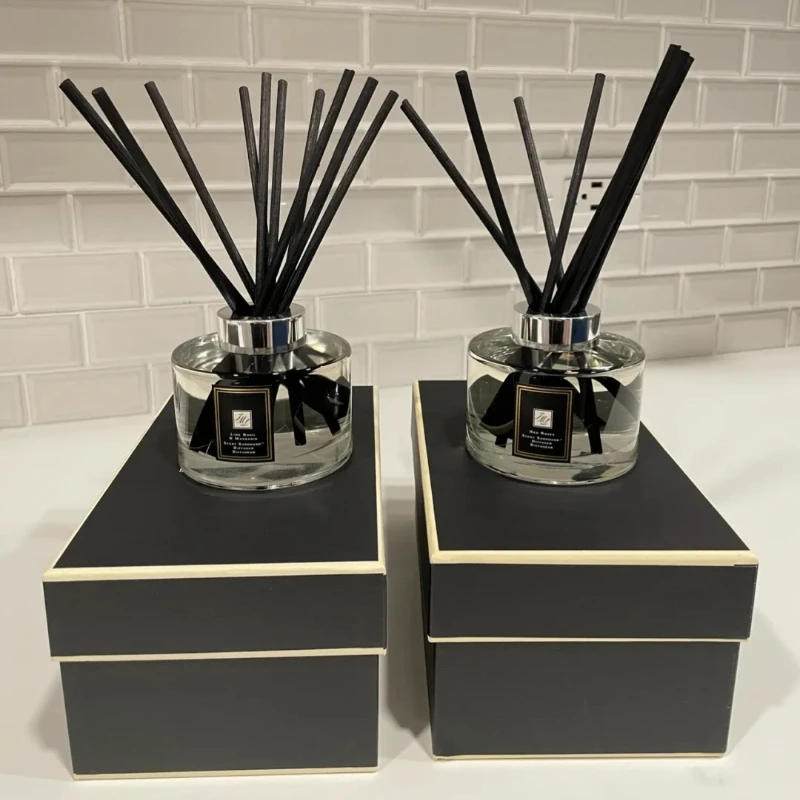 Indoor English Pear, Blue Wind Chime, Aromatherapy Candles, No Fire Aromatherapy Rattan Sets, Fragrance, Birthday Gift