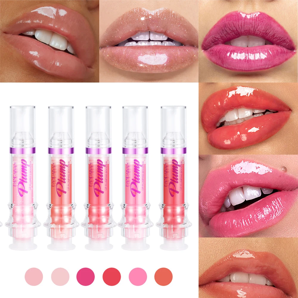 Handaiyan Extreme Shine Crystal Volume Lip Oil Plump & Pout Lip Plumping Booster Gloss High Shine Per Plumper Look Lips Hot