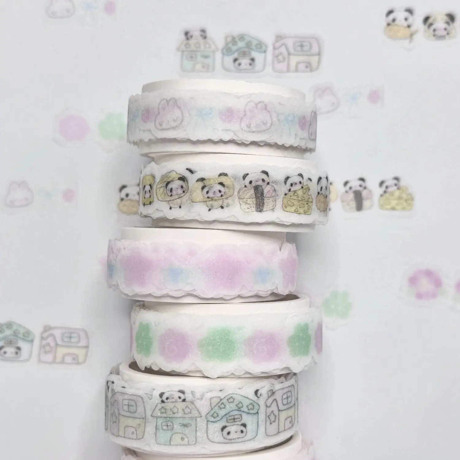 MINKYS Kawaii 3M Washi Masking Tape Scrapbooking Journal Decorative Adhesive Tape Hand Book Material Stationery 4