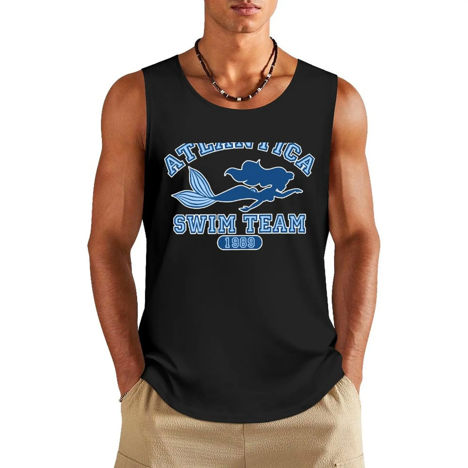 Atlantica Swim Team Tank Top Men's summer clothes gym for men Men's gym