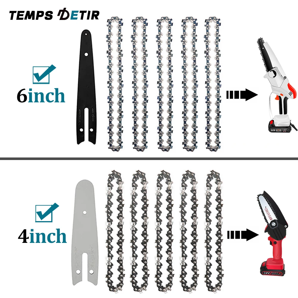 12PCS46InchMiniSteelChainsawChainsElectricChainsawsAccessory