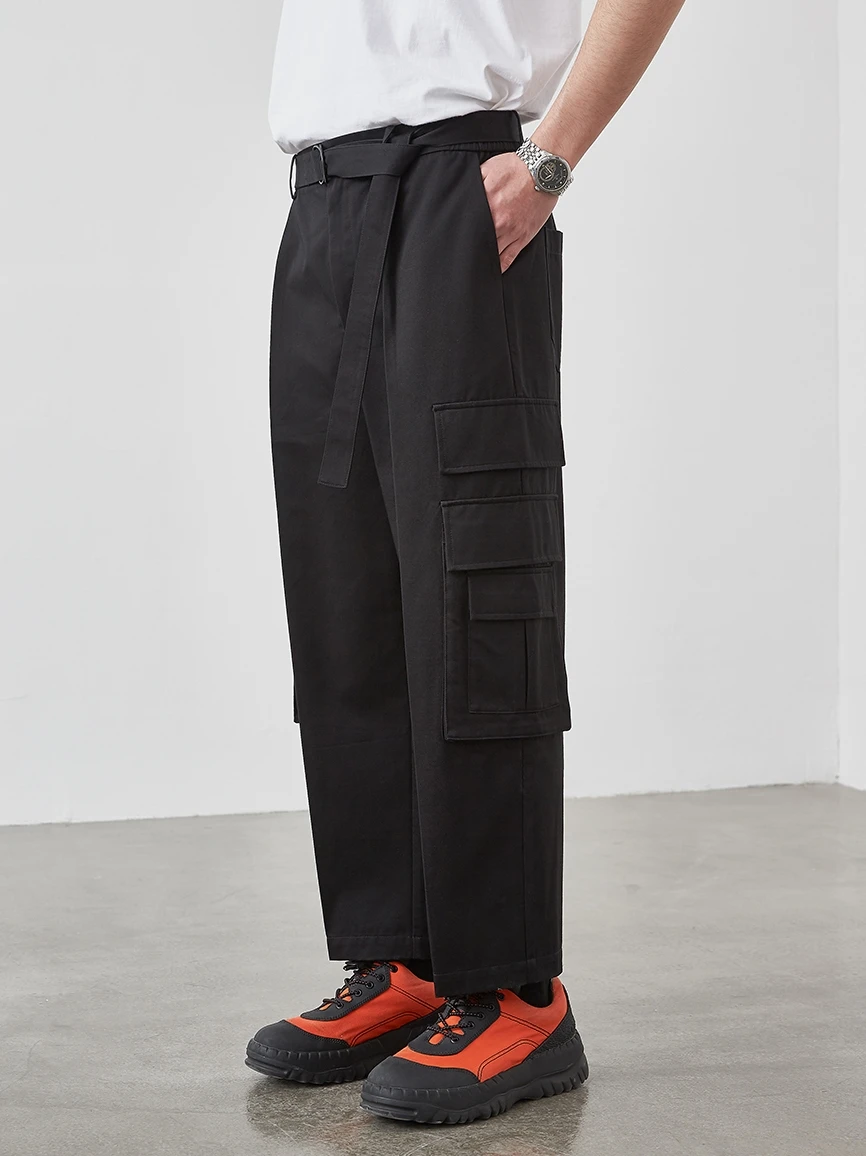 

27-46 New 2023 Men Women's Clothing Yamamoto Style Straight Overalls Trousers Profile Casual Pants Lovers Plus Size Costumes