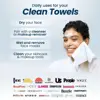 Clean Skin Club Clean Towels XL™, Biobased Face Towel, Disposable Face Towelette, Makeup Remover Dry Wipes, Ultra Soft,1 Pack 6