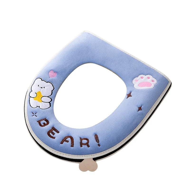 Home Soft Toilet seat pad Winter WC Covers Four Seasons Universal Potty Cushion Thickened Case Warm Toilet Mat for Closestool 6