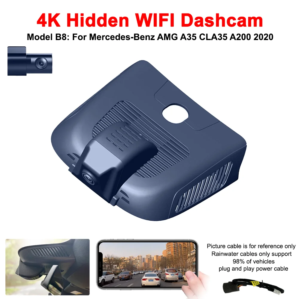 For Mercedes-Benz AMG A35 CLA35 A200 2020 Front and Rear 4K