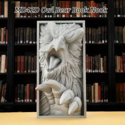 Enchanting Book Nook Collection - Decorative Bookends for Display, Durable and Perfect for Collectors (MD42D)