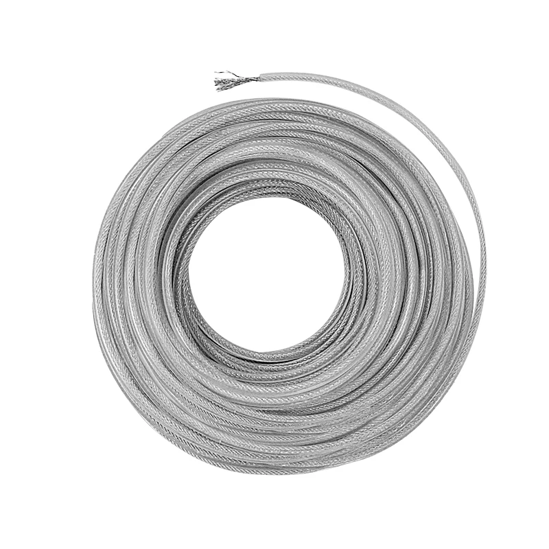 Description Picture 3 of itemLUSQI 5m*2mm/2.4mm/2.7mm/3mm Steel Wire Nylon Grass Trimmer Line Lawn Mower Cord Long Round Roll Grass Replacement