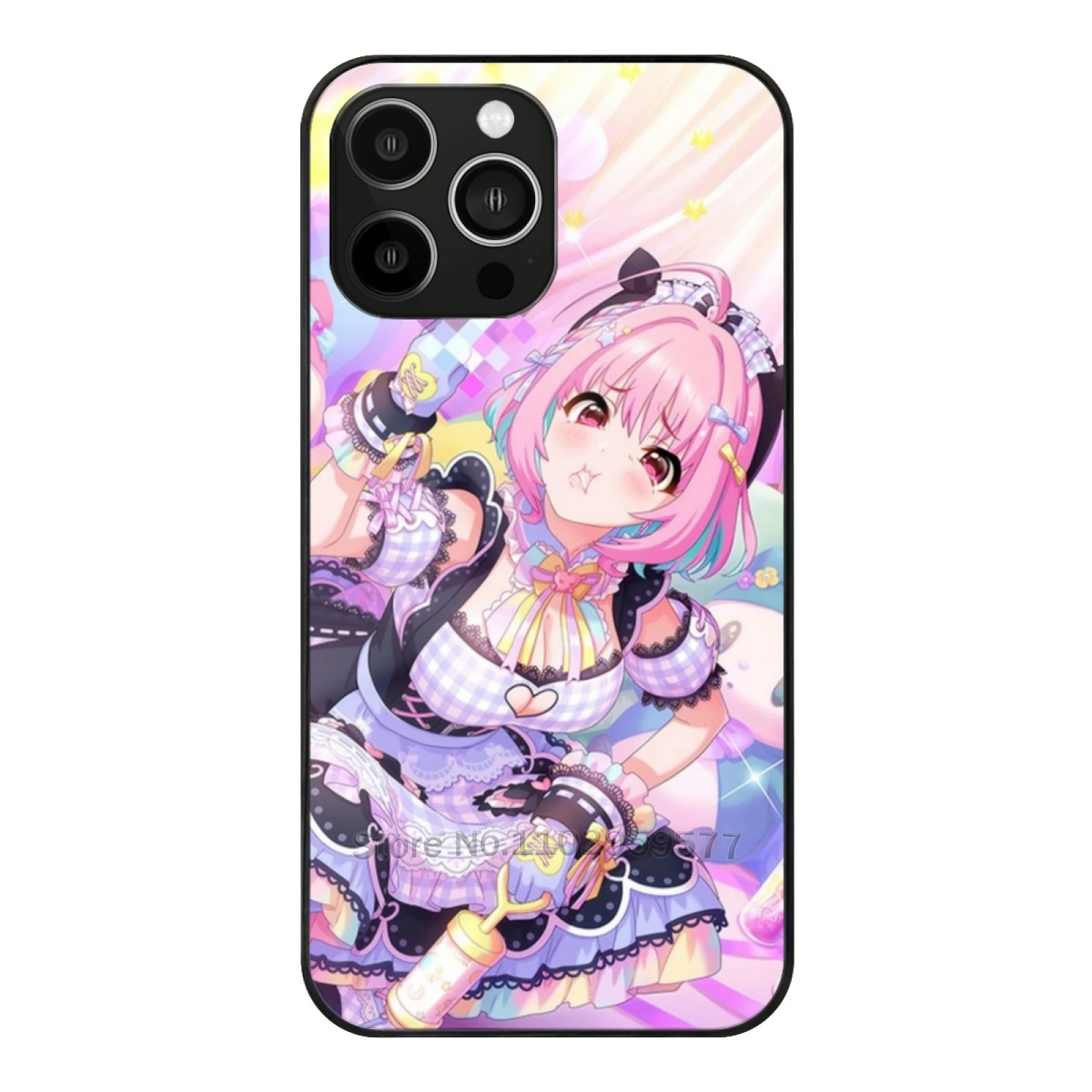 

Riamu Yumemi Glass Phone Case For Iphone 15 14 11 12 13 Pro Xr X 7 8 Xs Max 6S 5S Plus Cover Idolm Ster Girls Weeaboo Nurse