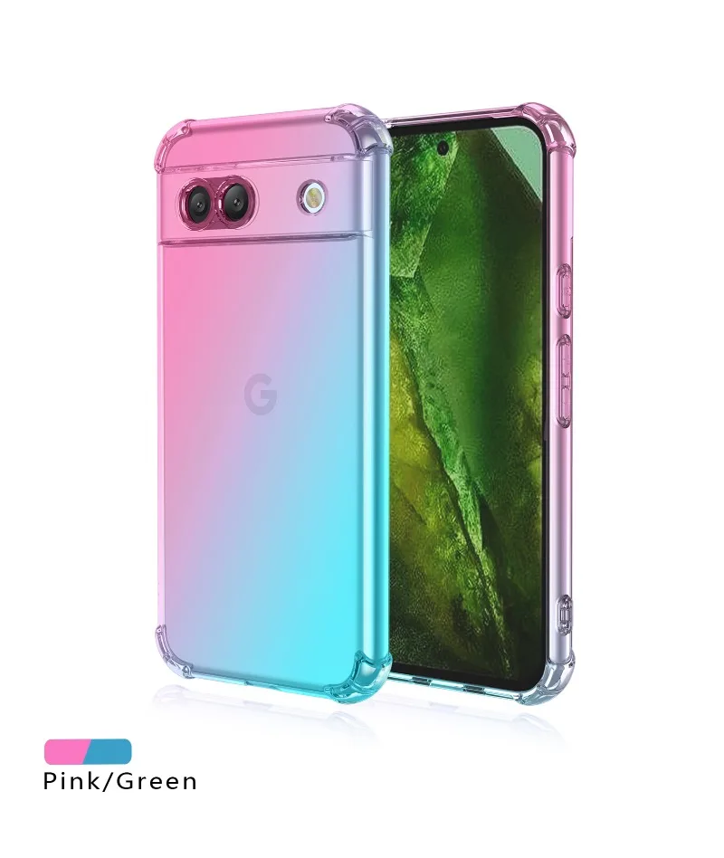 Shockproof Gradient Airbag TPU Protective Phone Case