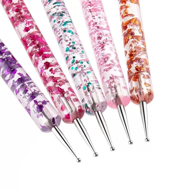 Nail Art Design Kit - Precision Dotting Tools & Liner Brushes (10-Piece Set)