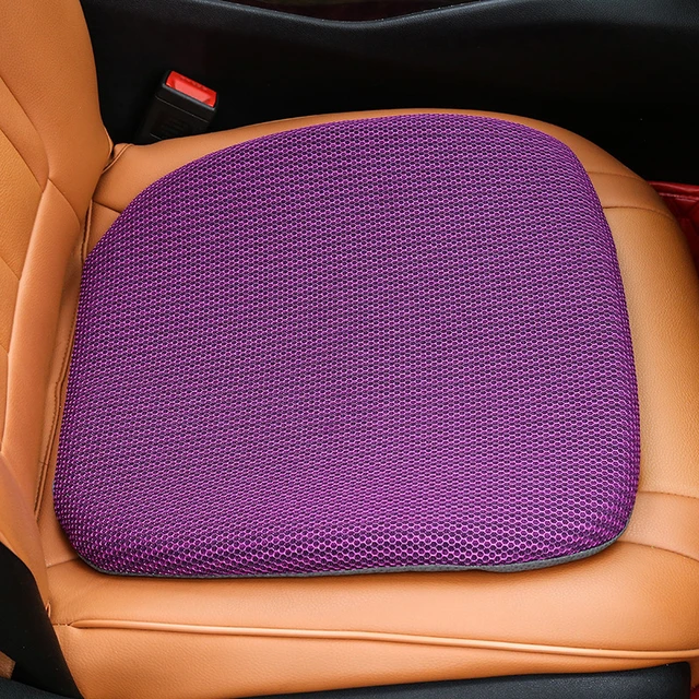 Summer Cool Wedge Seat Cushion For Car And Truck Anti Slip Driverseat  Protector Mat Hip Pain Relief Memory Foam Chair Covers - AliExpress